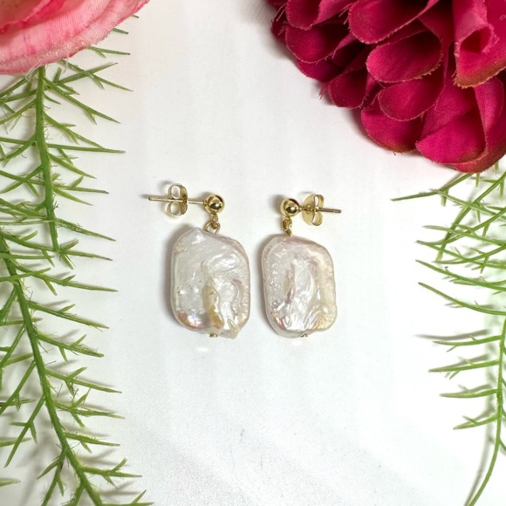 NEW⚜️Baroque Pearl High Luster Drop Earrings